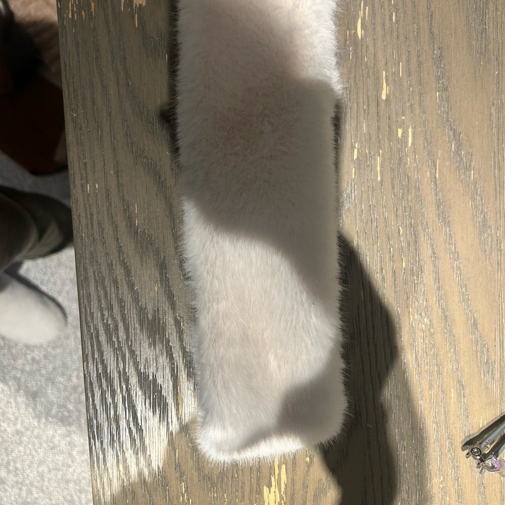 Luxurious Cream fury headband